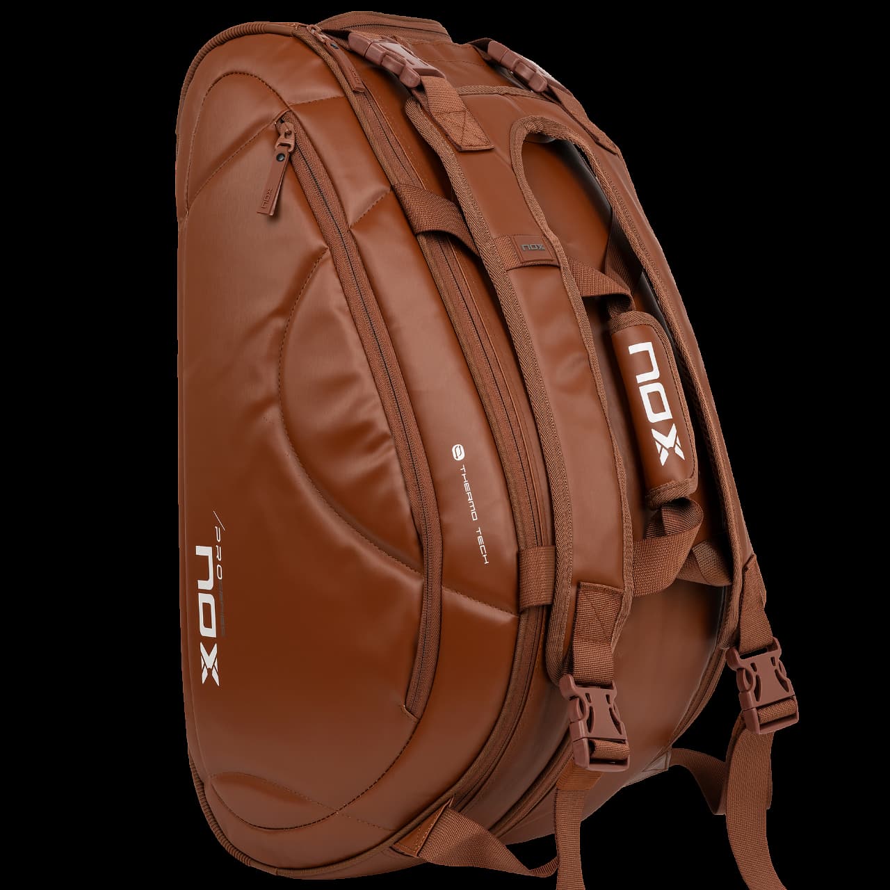 NOX BAG PRO SERIES BROWN CAMEL RACKET BAG