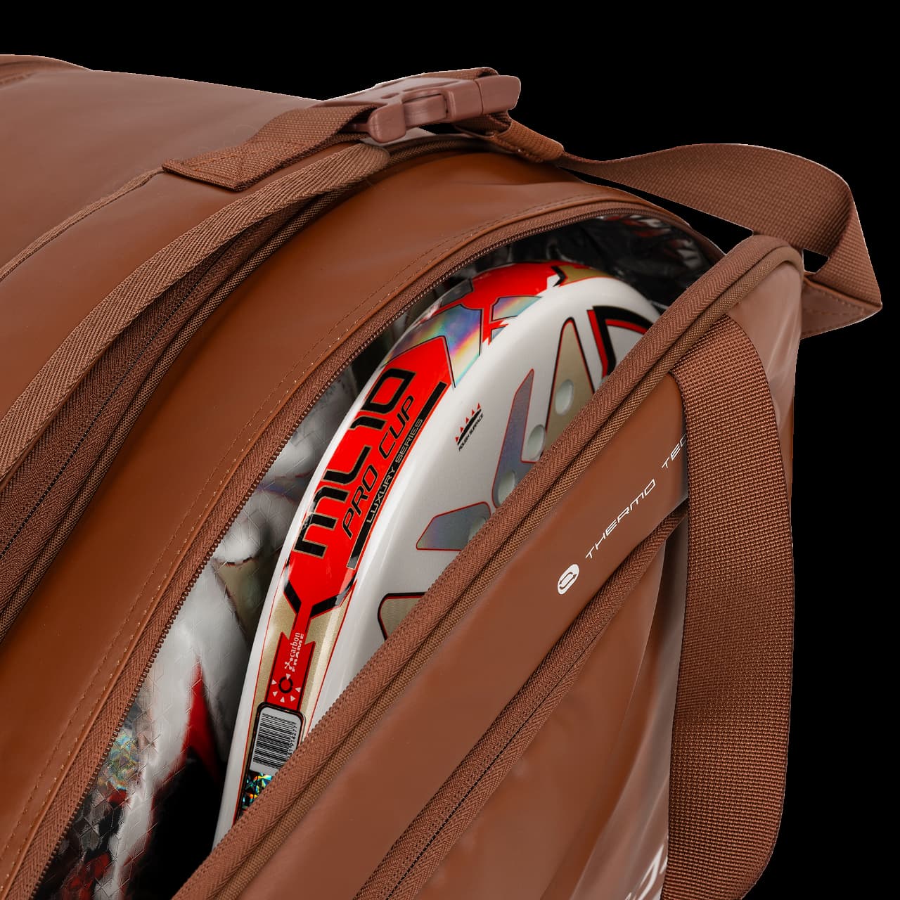 NOX BAG PRO SERIES BROWN CAMEL RACKET BAG