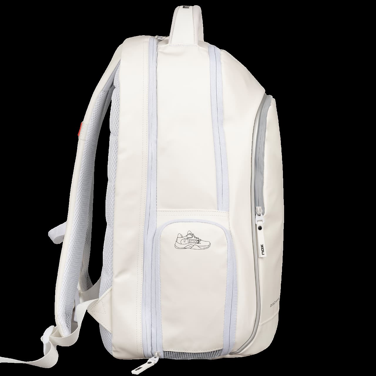 NOX BAG PRO SERIES WHITE RACKET BACKPACK