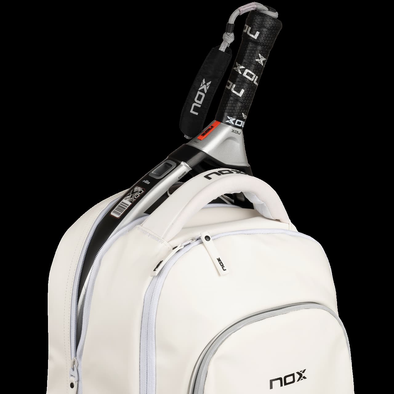 NOX BAG PRO SERIES WHITE RACKET BACKPACK