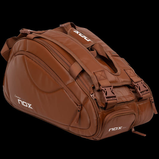 NOX BAG PRO SERIES BROWN CAMEL RACKET BAG