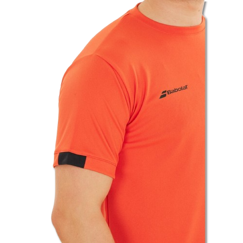 BABOLAT T-SHIRT PLAY CREW NECK MEN FIESTA RED