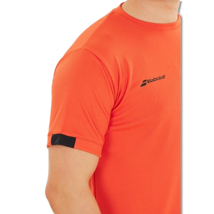 BABOLAT T-SHIRT PLAY CREW NECK MEN FIESTA RED