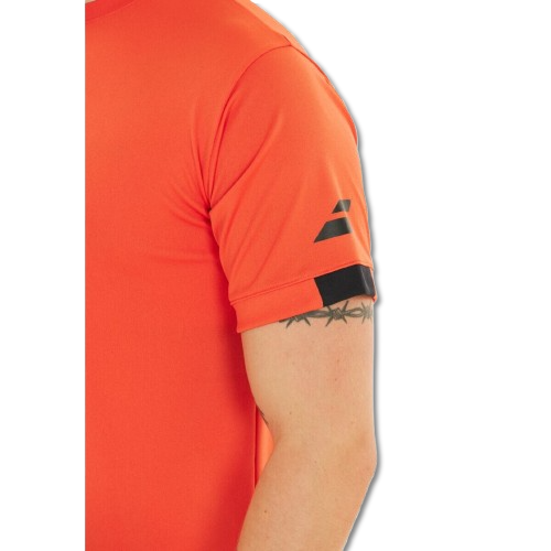 BABOLAT T-SHIRT PLAY CREW NECK MEN FIESTA RED