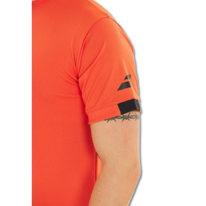 BABOLAT T-SHIRT PLAY CREW NECK MEN FIESTA RED