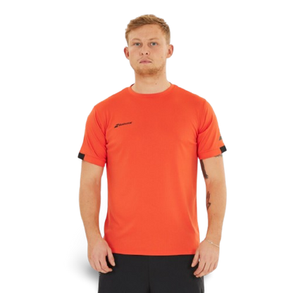 BABOLAT T-SHIRT PLAY CREW NECK MEN FIESTA RED