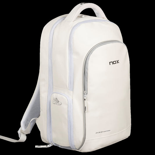 NOX BAG PRO SERIES WHITE RACKET BACKPACK