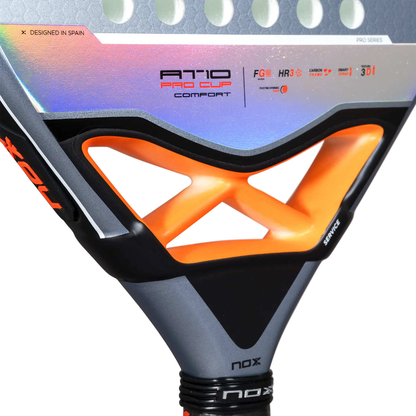 RACKET NOX AT10 PRO CUP COMFORT RACKET BY AGUSTIN TAPIA