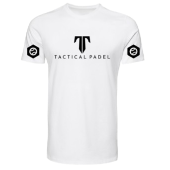 Tactical Padel Personalized T-shirt White/Black