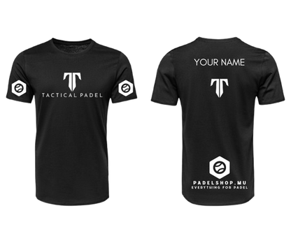 Tactical Padel Personalized T-shirt White/Black