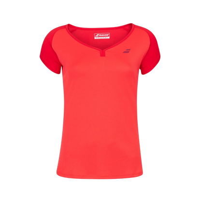 BABOLAT PLAY CAP SLEEVE TOP WOMEN RED