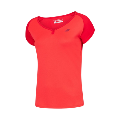 BABOLAT PLAY CAP SLEEVE TOP WOMEN RED