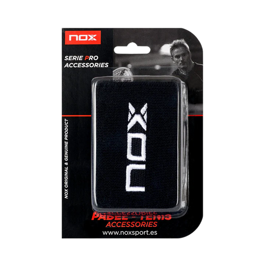 NOX SPORT WRISTBANDS BLACK/WHITE (2pcs)