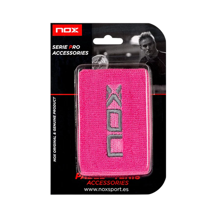NOX SPORT WRISTBANDS PINK/WHITE (2pcs)