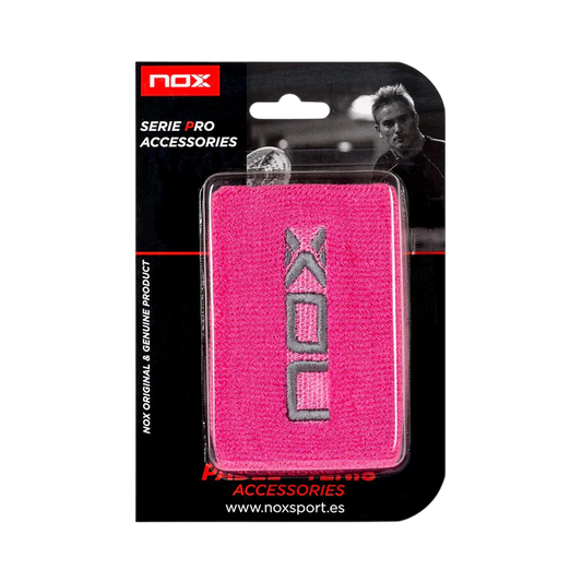 NOX SPORT WRISTBANDS PINK/WHITE (2pcs)