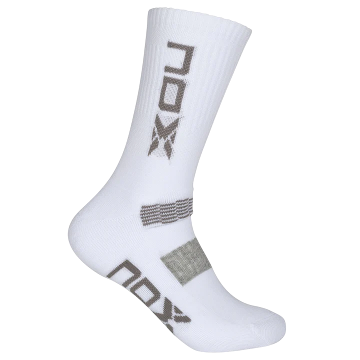 NOX PACK OF CREW PERFORMANCE SOCKS WHITE/GREY