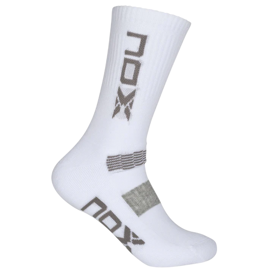 NOX PACK OF CREW PERFORMANCE SOCKS WHITE/GREY