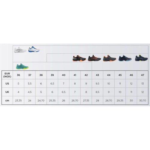 NOX SHOES AT10 LUX WHITE GREY