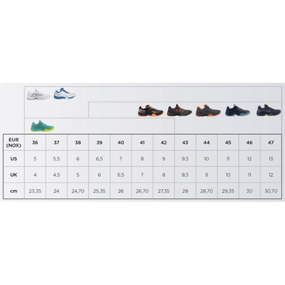 NOX SHOES AT10 LUX WHITE GREY